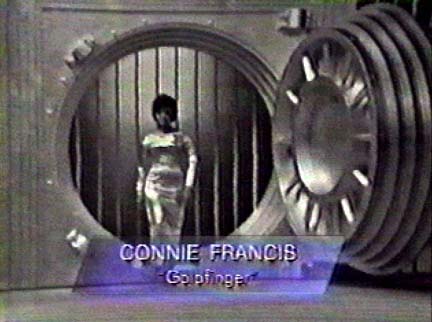Connie singing 'Goldfinger'