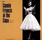 LP cover of album Connie Francis at the Copa