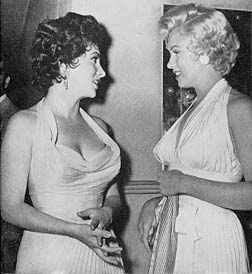 Gina with Marilyn Monroe