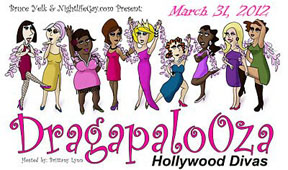 Dragapalooza Hollywood Divas show poster