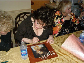 Connie signs Michelle's first CF album