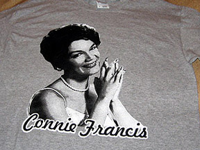 new Connie Francis tee-shirt