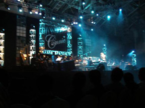 stage at Hong Kong