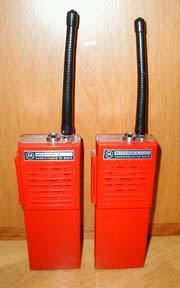 a pair of HT220 body alarms