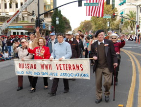 Leonid in Veterans Day Parade, San Jose, CA