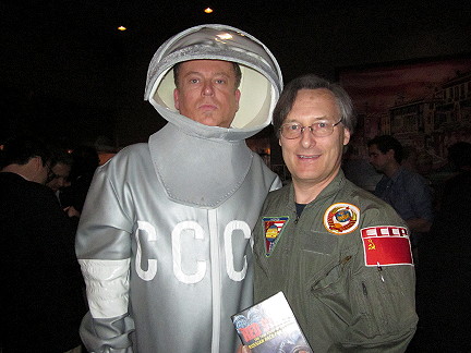 cosmonauts at Johnathan's party, Yuri's Night 2012